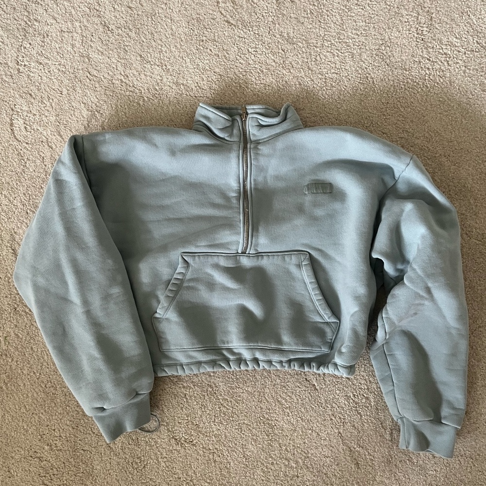 SET ACTIVE Cropped Quarterzip